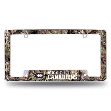 Imagem de Rico Industries NHL Montreal Canadiens Mossy Oak 30,48 cm x 15,24 cm Moldura de placa automotiva para carro/caminhão/SUV