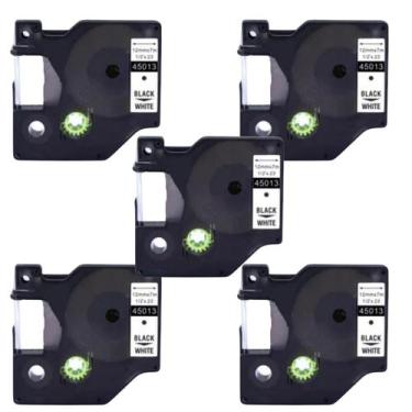 Imagem de 5 Fitas Dymo COMPATIVEL Branca D1 45013 COLORPOP LM210 LM160 - Masterp