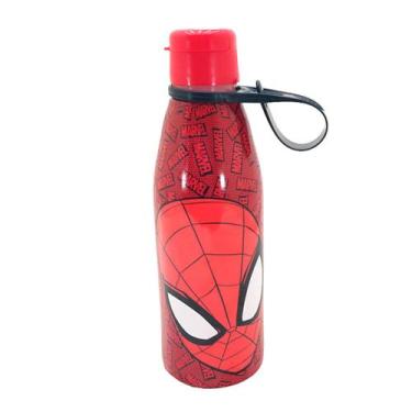 Imagem de Garrafa Infantil de Plástico  Com Tampa Abre Fácil 530ml Plasútil, Hom