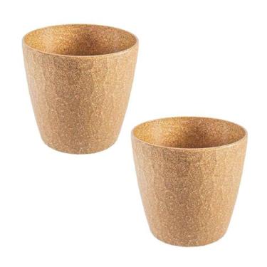 Imagem de 2 un Vaso plantas colmeia decorativo flores G MARROM CLARO - EVO