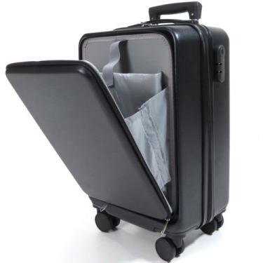 Imagem de Mala Pequena Bordo com Porta Notebook Externo e Cadeado 3 Segredos - L