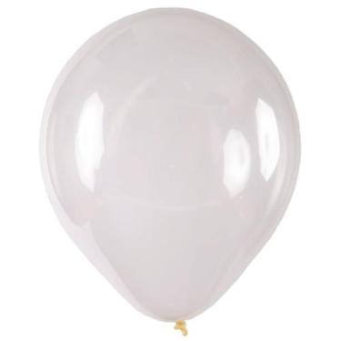 Imagem de Balão de Festa Redondo Profissional Látex Cristal - Cores - 9" 23cm - 