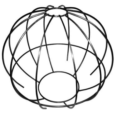 Imagem de Cupula de Aramado Spider Preto Para Pendentes e Abajures P - CM GLASS 