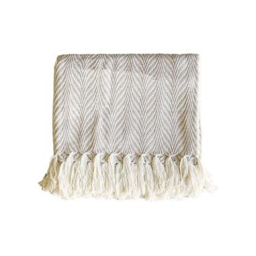 Imagem de Manta Para Sofá Cama Casal Gigante 100% Algodão Protetora e Decoração 