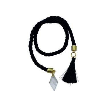 Imagem de Cordão Decorativo - Preto Pingente - 32cm - 1 unidade - Rizzo