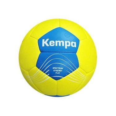 Imagem de Bola De Handebol Kempa Spectrum Synergy Plus Oficial Amarelo+Azul, H3L