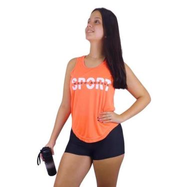 Imagem de Regata Dry Feminina Academia Tapa Bumbum Estampada Sport - FRV Moda Fi