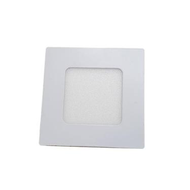 Imagem de Luminária Painel Plafon Led 3W Quadrado ou Redondo Embutir Luz Quente 