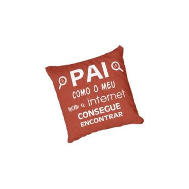 Imagem de Almofada com enchimento Nem a Internet Consegue Encontrar -20x20cm - C