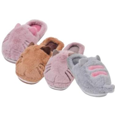 Imagem de pantufa infantil Gatinho tamanho30-35 - redstar