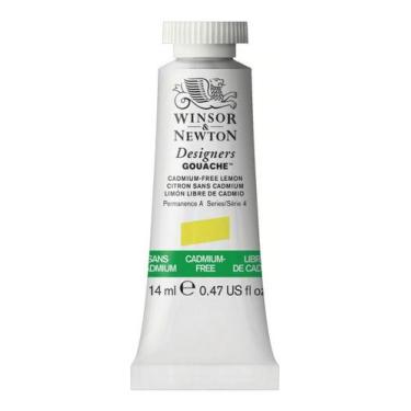 Imagem de Tinta Guache Winsor Newton 14ml S4 898 Cad Free Lemon - Winsor & Newto