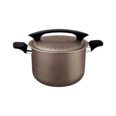 Imagem de Espagueteira Tramontina Milazzo 5,7 Litros 22 Cm Em Alumínio Starflon 