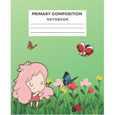 Imagem de Primary Composition Notebook: Primary Story Journal Draw And Write, K-2 Composition Notebook With Colorful Ladybug Cover Design - Create Unique ... - Dotted Midline To Practice Handwriting