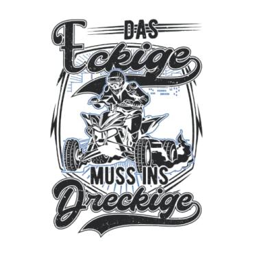 Imagem de Quadfahrer Tagesplaner: Das Eckige Muss ins Dreckige Quad Bike ATV 4x4 / Kalender 2022 / Wochenplaner Tagesplaner Planer/Planungsbuch To-Do-Liste / 6x9 Zoll / 100 ausfüllbare Seiten