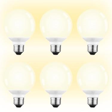 Imagem de TORCHSTAR Lâmpada Globo Led G25, para Penteadeira Ou Espelho de Banheiro, 40W Equivalente A 6W, Lâmpadas Led Globo Reguláveis de 450 Lm, Branco Quente 3000K, Base E26, Listadas Ul e Energy Star, Pacot