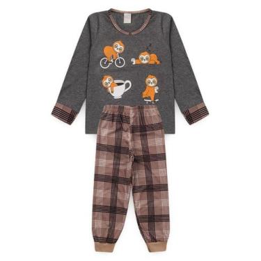 Imagem de Pijama Infantil Menino Longo Preguiça - Molekada, 12
