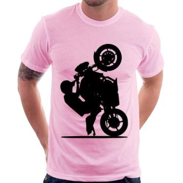 Imagem de Camiseta Moto Grau XJ6 - Foca na Moda, Rosa bebê, GG