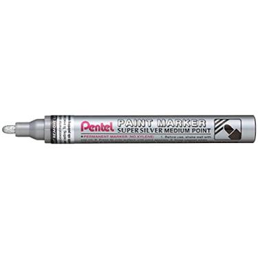 Imagem de Pentel Marcador de tinta MMP10-Z - prata, linha de 2,5 mm, pacote com 1