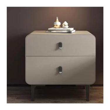 Imagem de LICONG-2020 CUabinet lateral mesa de cabeceira de madeira maciça simples e luxuosa mesa de cabeceira para quarto pequeno armário de armazenamento armário de canto (cor: C)