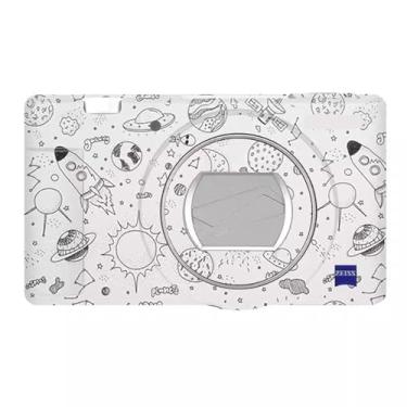Imagem de Película de decalque para Sony ZV-1 Película de vinil antirarranhões Mirrorless Camera Body Protective Sticker Coat ZV1 (Cartoon Space White)