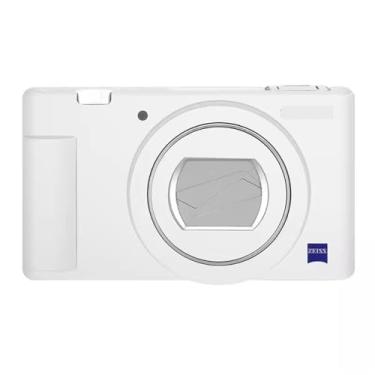 Imagem de Película de decalque para Sony ZV-1 Película de vinil antirarranhões Mirrorless Camera Body Protective Sticker Coat ZV1 (branco fosco)