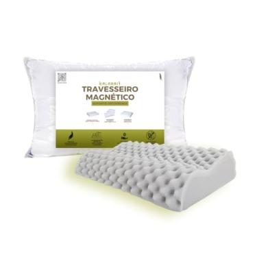 Imagem de Travesseiro Cervical Magnético com Infravermelho Longo Ortopédico Alivia Dor Coluna, Kalaari (1)