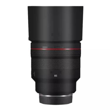 Imagem de Película protetora premium para lentes de câmera 85 1.2 Película protetora de vinil para Canon RF 85 mm F1.2 L USM (preto fosco)