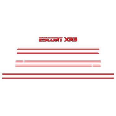 Imagem de Kit Faixas Filete Compatível Escort Xr3 Mk3 83/86 + Traseiro - SPORTIN