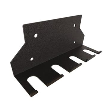 Imagem de oshhni Rack de barra de parede, cabide de barra pendurado rack de fitness, suporte de barra de peso de rack de agachamento, suporte de barra de armazenamento