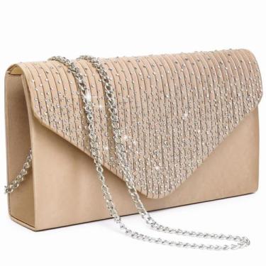 Imagem de Bolsa Evening Clutch Dasein Frosted Satin para senhoras