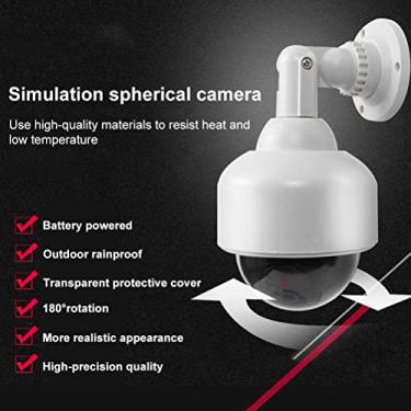 Imagem de Câmera de Segurança Fictícia Câmera de Segurança Falsa à Prova D'água Fake para o Parque de Supermercados de Escritório Em Casa