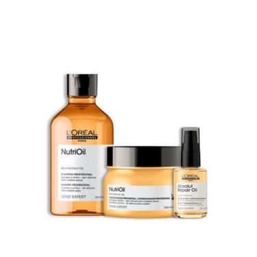 Imagem de Kit NutriOil Sh 300ml + Masc 250ml + Óleo 30ml - Loreal Profissional