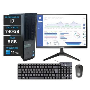 Imagem de Computador Completo DELL OptiPlex 7010  Intel i7, SSD 240GB, HDD 500GB