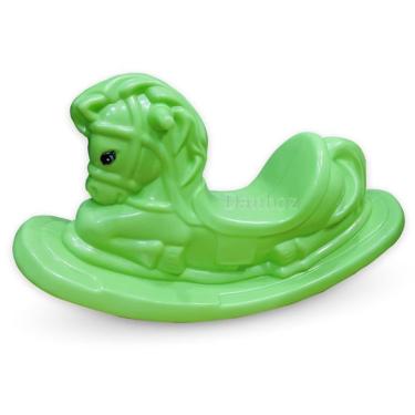 Imagem de Gangorra Cavalinho Infantil Para Crianças E Bebês - Verde Claro