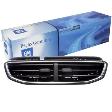Imagem de Difusor De Ar Central Duplo Cromado Pecas Genuinas Gm Onix /prisma
