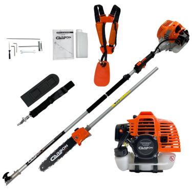 Imagem de Motopodador de Galhos em Altura 33cc 1,3HP Com Cinto Duplo Almofadado FAK330MP Carbon fak