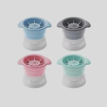 Imagem de Forma De Gelo Redonda Grande Esférica Molde Bola Silicone