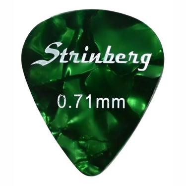 Imagem de Paleta Palheta Strinberg 0.71mm Média Violão Guitarra Viola