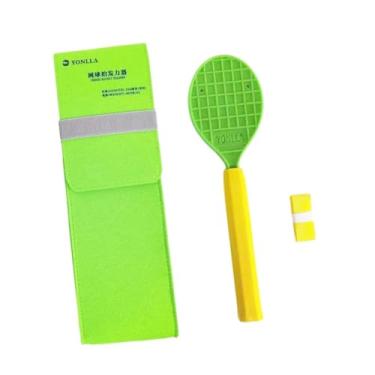 Imagem de oshhni Tênis Racket Sweet Spot Trainer, Swing Practice with Bag Sagacho de tênis Racket para clube, adultos, jogador, rebatidas, iniciantes