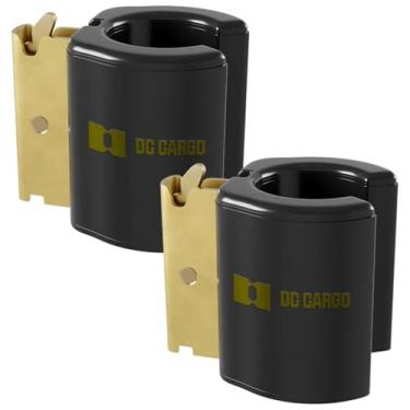 Imagem de DC Cargo Mall 2 pacotes E Track suportes de ferramentas pequenos e simples seguros | Trailer de fácil acesso, organizadores de estabilização de armazém