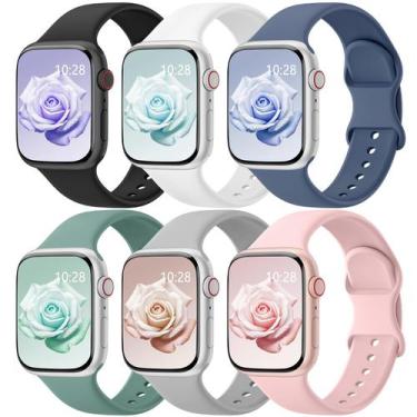 Imagem de Pulseiras esportivas compatíveis com o pacote Apple Watch HEARTBOOM 6