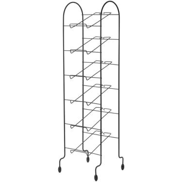 Imagem de Sapateira Preta Organizadora 6 Pares Suporte Aramado Hall de Entrada Quarto Utimil