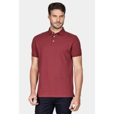 Imagem de Polo Aramis Shirt Mercerized Cotton Piquet Bordo Cabernet-Masculino