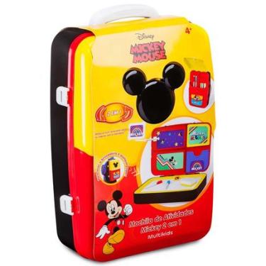 Imagem de Mochila de Atividades Mickey com Canetinhas e Acessórios Multikids - BR1587 BR1587