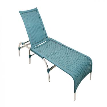 Imagem de 1 Cadeira Espreguiçadeira Floripa em Alumínio para Piscina e Jardim