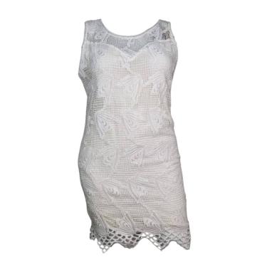 Imagem de Vestido Guipir OFF White Curto Plus Size