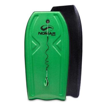 Imagem de Prancha Surf Bodyboard Grande Master Com Leash Amador Verde - Nomar Su