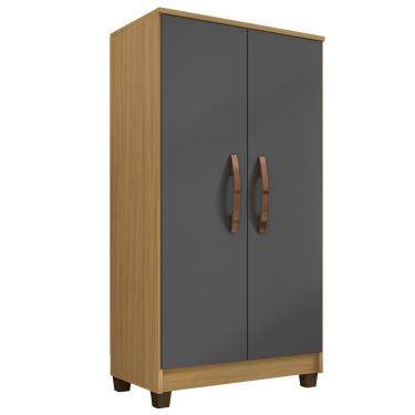 Imagem de Armário Multiuso Organizador Lavanderia Olinda Carvalho-grafite - Incorplac