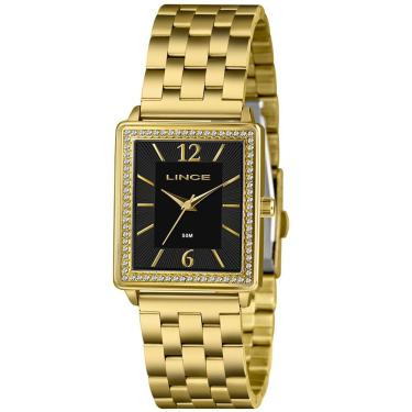 Imagem de Relógio Lince Feminino Analógico Preto Strass Lqg4810l28 P2kx