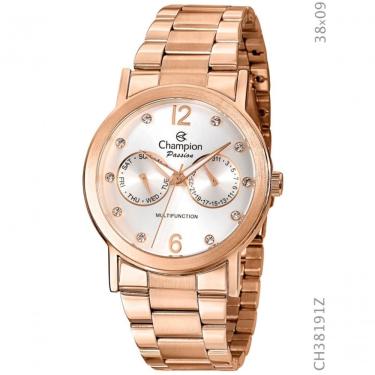 Imagem de Relógio Champion Passion Feminino Multifunção Rosê Ch38191z